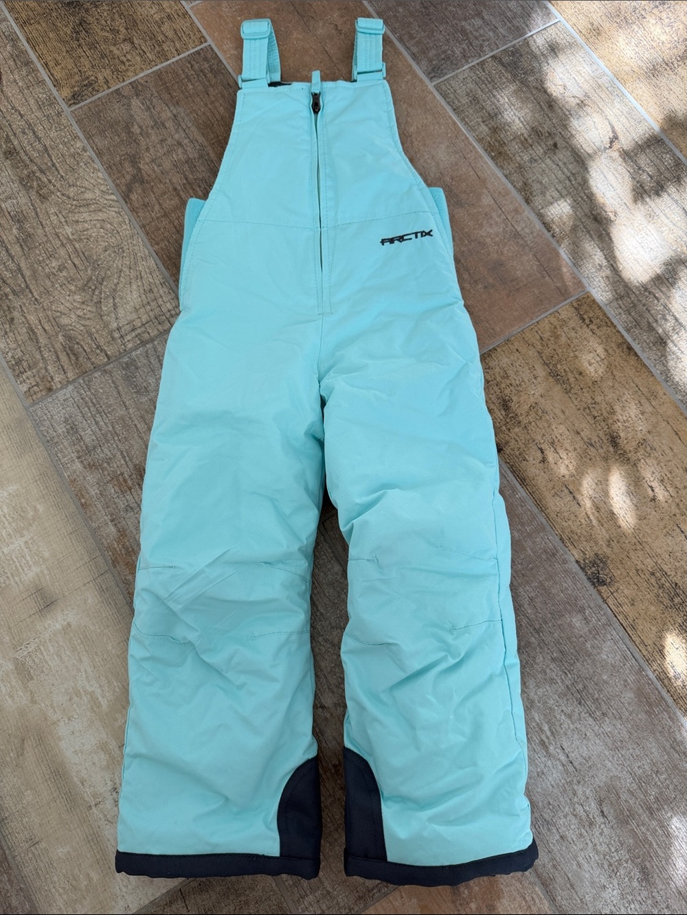 Arctix Light Aqua Ski Bib Snow Pants with Adjustable Straps Kids 5T